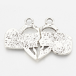 Тибетский стиль сплава сплит подвески&nbsp;TIBE-N001-02AS-LF