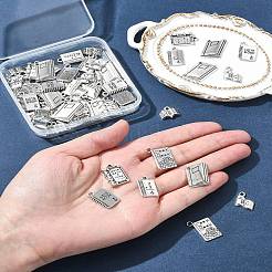 60 шт. подвески из сплава в тибетском стиле на день учителя TIBEP-FS0001-22