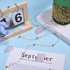 Пластиковые цепочки из искусственного жемчуга KY-WH0051-25B