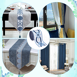 Полиэстеровая жаккардовая лента длиной 10 м в этническом стиле. OCOR-FG0002-16