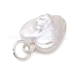 Подвески в форме сердца из натурального жемчуга кеши&nbsp;PALLOY-JF04809-02