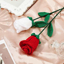 Blumenbaumwolle mit eisengestricktem Kostümverzierungszubehör&nbsp;DIY-WH0570-09C