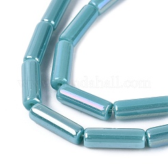 Fili di perline di vetro opaco placca&nbsp;X-EGLA-Q132-02A-B03