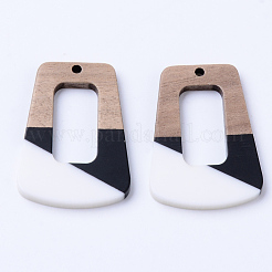 Подвески из смолы и ореха&nbsp;X-RESI-N025-003A-B02