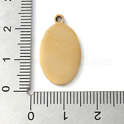 Colgantes de acero inoxidable 304 con revestimiento iónico (IP)&nbsp;STAS-D025-05G-01