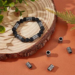 10 шт. европейские бусины из нержавеющей стали 304 FIND-UN0003-86