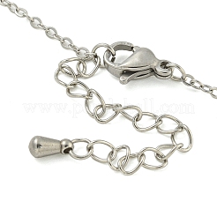 Женские подвески в виде сердца с подвеской в виде подсолнуха из латуни с микропаве из прозрачных кубических цирконий NJEW-G146-01P