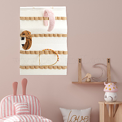 Войлочный подвесной органайзер для волос с когтями для женщин и девочек&nbsp;AJEW-WH0534-05A