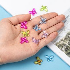 Прозрачные акриловые бусины&nbsp;TACR-R13-M