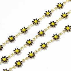 Catene a maglie di fiori di margherita eanmel fatti a mano&nbsp;CHC-F015-05G-01