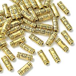 Сплавочные овальные бусины тибетского стиля  PALLOY-YW0001-68