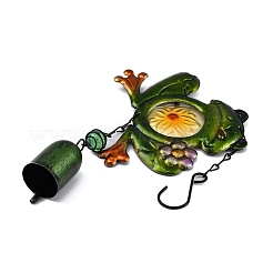 Лягушка стеклянная перезвон ветра AJEW-XCP0002-73
