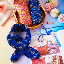 2 рулон полиэстеровой пряжи 2 цветов&nbsp;DIY-TA0011-46