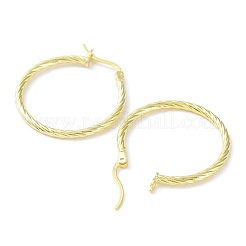 Orecchini con cerchio in argento sterling&nbsp;EJEW-K258-03B-G