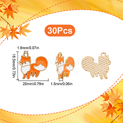 30 шт. эмалевые подвески из сплава на День благодарения&nbsp;ENAM-SC0005-82