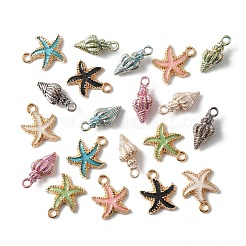 20шт 10 стиля подвески из сплава с эмалью&nbsp;ENAM-FP0001-92