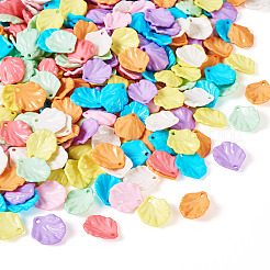 320шт 8 цвета непрозрачные акриловые подвески SACR-TA0001-41