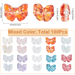 100 шт. Прозрачные стеклянные бусины GLAA-SC0002-23