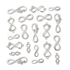 30 шт. 6 стиля тибетский стиль сплав бесконечность с подвесками-соединителями надежды&nbsp;TIBE-FS0003-26