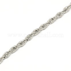 Collana alla moda in acciaio inossidabile 304 con catena a corda&nbsp;STAS-A028-N052