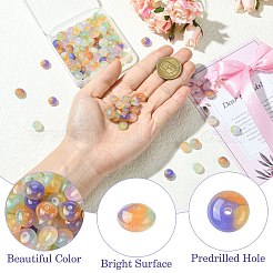 90шт 9 цвета непрозрачных бусин из смолы FIND-CJ0004-80