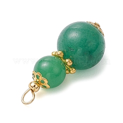 Подвески из натурального селенита/аметиста/черного оникса (окрашенного и нагретого)/зеленого авантюрина/тигрового глаза/сердолика PALLOY-JF03692