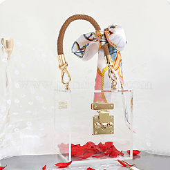 Вырезать полые 2шт плетеные круглые ремни для сумок из искусственной кожи ручки для сумок&nbsp;FIND-CL0001-02A