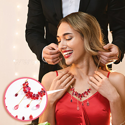 200шт 10 стиля прозрачные стеклянные подвески GLAA-GA0001-92