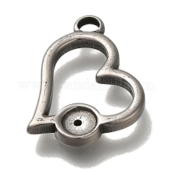 Подвеска из нержавеющей стали 304 со стразами STAS-H223-01AS-07