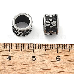 Европейские бусины из нержавеющей стали 304 STAS-V008-40AS