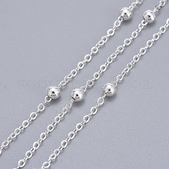 Латунные плоские овальные кабельные цепи CHC018Y-S-NR