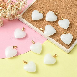 Имитация нефрита стеклянные подвески&nbsp;GLAA-YW0003-01B