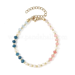 Bracelets en jade naturel teint de Malaisie&nbsp;BJEW-JB14267