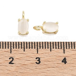 Латунные подвески в виде кошачьего глаза&nbsp;KK-C251-09B-G