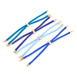 4 Stück 4 Farben Polyesterschnur Armbandherstellung&nbsp;MAK-TA0001-42