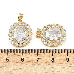 Латунные микро проложить кубического циркония подвески&nbsp;KK-K393-03G