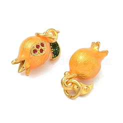 Подвески в виде фруктов из сплава с эмалью&nbsp;ENAM-B037-11G-02