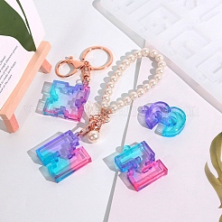 Буквы и цифры diy силиконовые подвесные Молды&nbsp;DIY-F139-01