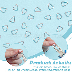 600 шт. треугольные кольца из нержавеющей стали 304&nbsp;STAS-ME0001-85