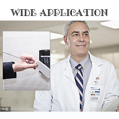 6 шт. 6-цветная плоская круглая катушка для значков из АБС-пластика AJEW-CA0002-09