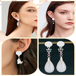 20 шт. фурнитура для сережек-гвоздиков из нержавеющей стали 304&nbsp;STAS-LP0001-77