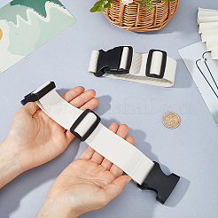 2 correa de extensión de nailon para riñonera con hebillas de plástico negras para actividades al aire libre&nbsp;PURS-FH0001-15