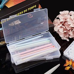 Contenants de perles en plastique transparent&nbsp;CON-FH0001-21A