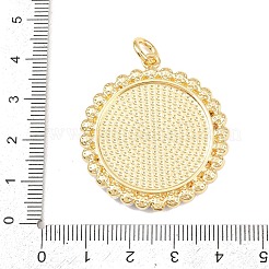 Латунные подвески с синтетическим малахитом&nbsp;KK-C162-004A-G