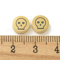 Perline in acciaio inossidabile 304 di Halloween&nbsp;STAS-U017-01G-F