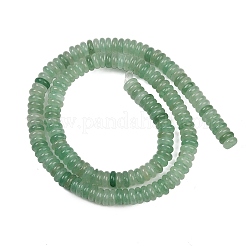 Нити бусин из натурального зеленого авантюрина G-Q159-B28-01