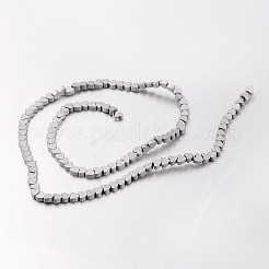 Electroplate non magnetici ematite sintetico fili di perline&nbsp;G-F300-23A-F01