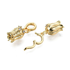 Латунный микро-паве кубический цирконий KK-N233-392