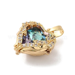 Стойки обшивки латунь микро проложить Циркон подвеску&nbsp;KK-U022-01G