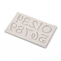 Силиконовые Молды номер 0~9&nbsp;X-DIY-R078-35